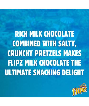 Flipz Milk Chocolate Coated Pretzel Snacks 90g - Crunchy & Delicious (1 Pack) - Buy Online on SooperMarket.com