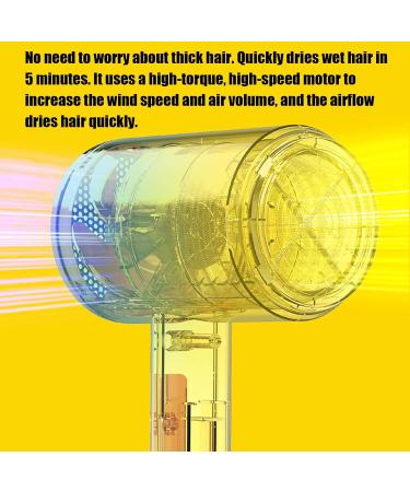 Hair Dryer Household Hair Dryers High Power for Women 800W for Fast Drying 3 Speed Damage Free Hair with Constant Temperature Low Noise for Home Salon Travel - Buy Online on SooperMarket.com