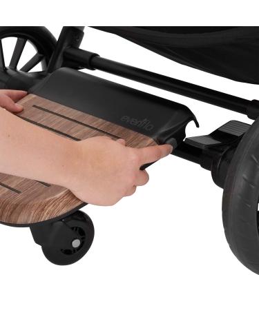 Evenflo Stroller Rider Board - Convenient Riding Option with Non-Skid Surface and Smooth-Ride Wheels - Holds up to 50 Pounds - Easy to Use - No Additional Parts Needed - Buy Online on SooperMarket.com