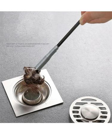 60cm Sewer Pipe Unblocker | Bathroom Hair Drain Cleaner & Spring Snake Tool for Kitchen Accessories - Buy Online on SooperMarket.com