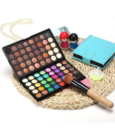 FILFEEL 80 Colors Eyeshadow Palette - Professional Pearl Matte Eye Shadow Set - Buy Online on SooperMarket.com