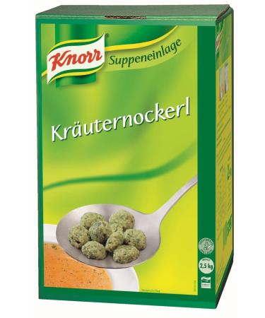 Knorr herbal dumplings (pre-formed dumplings with selected garden herbs) 1 pack (1 x 2.5 kg)