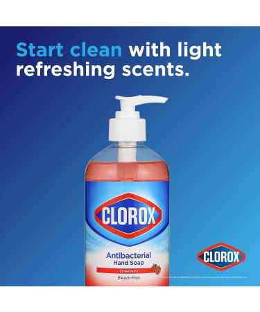 Clorox Liquid Hand Soap - 16 Fl Oz Pump Germ Eliminator Soft on Hands Tough on Dirt Strawberry Scented Hand Wash & Foam Soap - Buy Online on SooperMarket.com