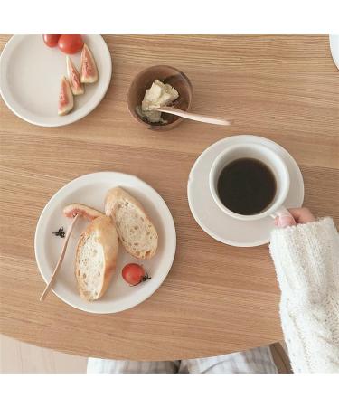 Serving Plates Cake Plate Dessert Plate Plain White Dinner Plate Restaurant Kitchen Regular Dinner Plate Compact Disc Coffee Shop Dessert Flat Plate for Appetizer Dinner and Desserts (Size : CH) Small - Buy Online on SooperMarket.com