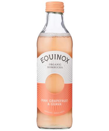 Equinox Kombucha Flavour Drink Pink Grapefruit & Guava Glass Bottle 275 ml Banana Equinox Kombucha - Pink Grapefruit & Guava 275ml Glass Bottle