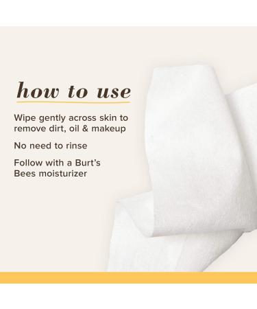 Burt's Bees 3-in-1 Hydrating Micellar Cleansing Towelettes with Rose Water - 30 Count (Pack of 3) | For All Skin Types - Buy Online on SooperMarket.com