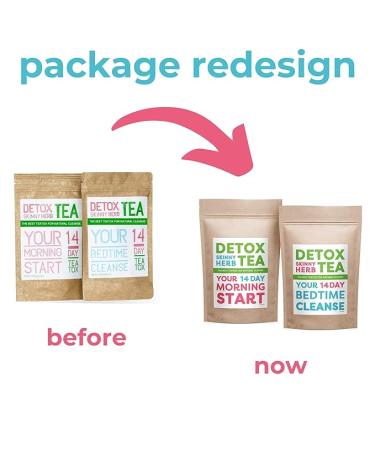 14 Day Teatox Detox Skinny Herb Tea - Effective Detox Tea - Helps with Bloating and Constipation - Supports Body Cleanse - 100% NATURAL - Buy Online on SooperMarket.com