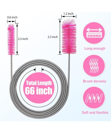 Drain Cleaning Brush Flexible Cleaning Tool Multi-Size Combo Set Flexible Drain Brush Clogging Removal Brush Flex Two-End Long Brush 3 Pack - Unclog Your Sink with Ease - Buy Online on SooperMarket.com