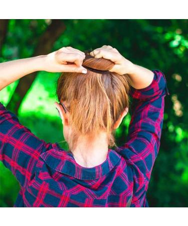 Hair Elastics No Damage Wide Hair Bands Hair Elastics | Hair Accessories Seamless Elastics Rubber Bands No Damage Ponytail Holders Pony Tails Hair Ties - Buy Online on SooperMarket.com