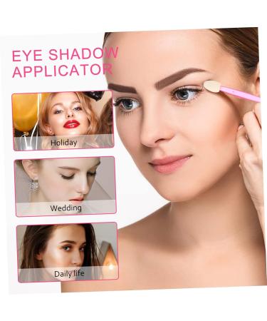 HAPINARY 100pcs Double Ended Eyeshadow Brush Makeup Sponge Makeup Eyeshadow Makeup Brush Plastic - Buy Online on SooperMarket.com
