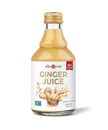 Fiji Ginger Juice by The Ginger People - 237ml Glass Bottle - Pack of 6 Ginger 39.5 ml (Pack of 6)