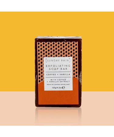 Sunday Rain Coffee & Vanilla Exfoliating Bar Soap - Buy Online on SooperMarket.com