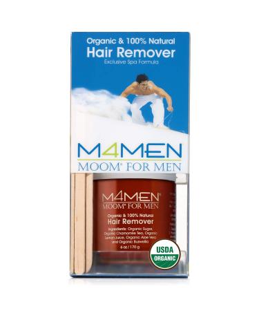 MOOM Organic Body Hair Removal for Men - Natural Sugar Wax with Aloe Vera & Chamomile - Buy Online on SooperMarket.com