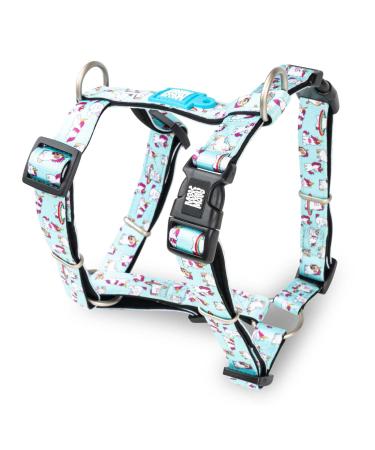 Max & Molly dog harness in H-shaped ultra-comfortable dishes dog made of neoprene for medium-sized dogs unicorn/m padded safe & ultra light-comfort for your loyal companion M Unicorn