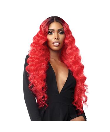 Sensationnel Vice Lace front wig - HD Transparent Lace Pre-plucked Hairline with Babyhair 5 Inch Deep Part - Vice Unit 05 (1B)