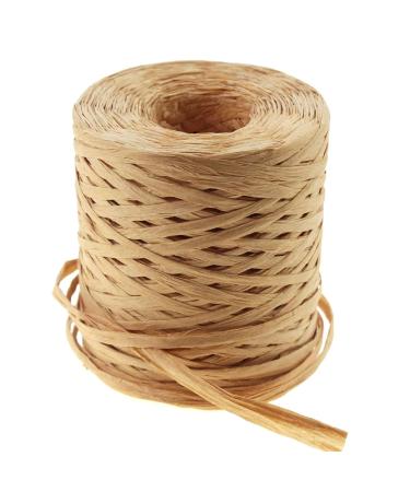 Creatrill 218 Yards Raffia Paper Craft Ribbon Packing Paper Twine 1/4 Inch by 218 Yards (Kraft)