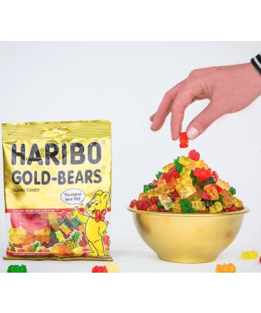 Haribo Goldbears Gummi Candy 5 oz Bags (Pack of 12) - Original Gold-Bears - Buy Online on SooperMarket.com