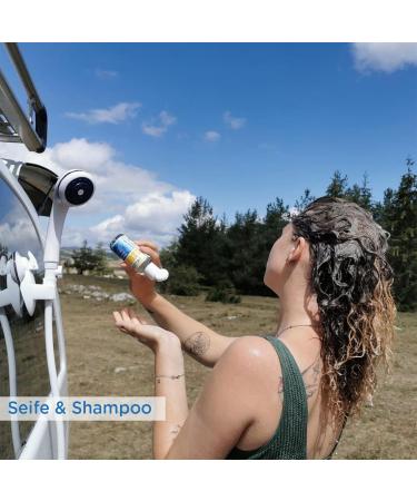 Fibertec Travel Soap Eco 250ml - Biodegradable Universal Travel Soap for Personal Hygiene Dishwashing & Laundry Detergent - Buy Online on SooperMarket.com