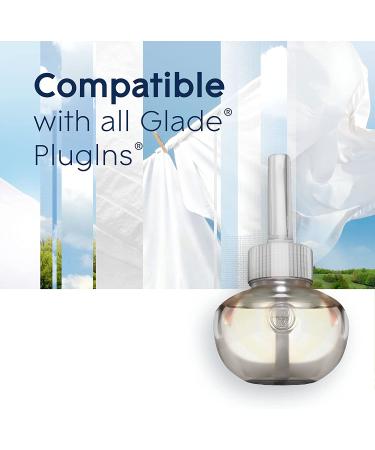 Glade PlugIns Clean Linen Scented Essential Oils Refills for Home & Bathroom - 1.34 Fl Oz (2 Count) - Buy Online on SooperMarket.com