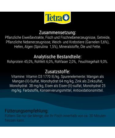 Tetra Wafer Mix - Premium Fish Feed for Floor Fish & Crayfish | Healthy Growth & Resistance | 3.6L 1.85kg Pack - International Shipping Available - Buy Online on SooperMarket.com