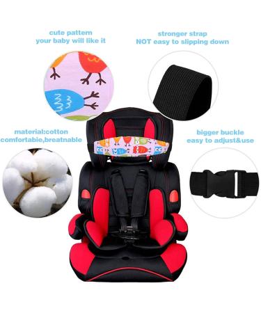 Baby Kids Safety Head Support Band for Car Seat - Pink - Buy Online on SooperMarket.com