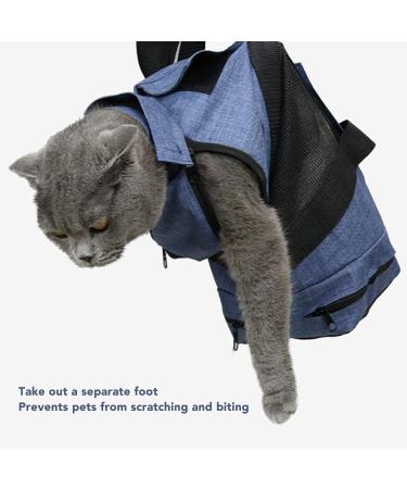 Fockety Cat Nail Clipping Cleaning Grooming Restraint Bag No Scratching Biting for Bathing Pet Bag for Cat Dental Care Administering Eye Drops Ear Cleaner Clipping Nails Trimming - Buy Online on SooperMarket.com