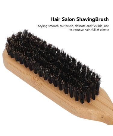 Premium Men's Beard & Hair Brush Set - Wooden & Bamboo Grip Soft Bristles for Facial Cleaning & Beard Styling - Buy Online on SooperMarket.com