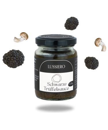 Lussiero Premium Truffle Sauce with 15% real black summer truffle Salsa Tartufata Royal Tapenade 80g 80 g (1 pack)