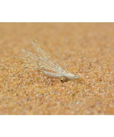 Crazy Charlie Saltwater Fly Fishing Flies - 20ct Assortment on Mustad Signature Duratin Hooks - White, Pink, Crystal, Tan, Chartreuse - Sizes #2, #4, #6 - Buy Online on SooperMarket.com