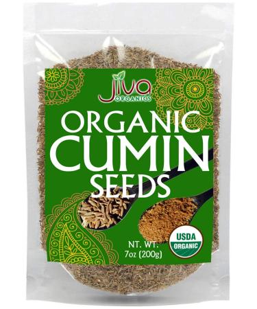Jiva Organics Organic Cumin Seeds 7 oz (200 g)