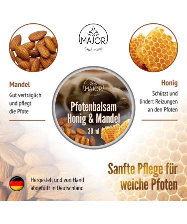 Paw Balm 30ml - Almond Honey Dog Paw Cream for Ultimate Paw Care & Protection | International Shipping Available - Buy Online on SooperMarket.com