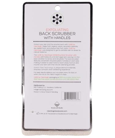 CleanLogic Certified Organic Exfoliating Bath and Shower Back Scrubber - 6 Count - Buy Online on SooperMarket.com