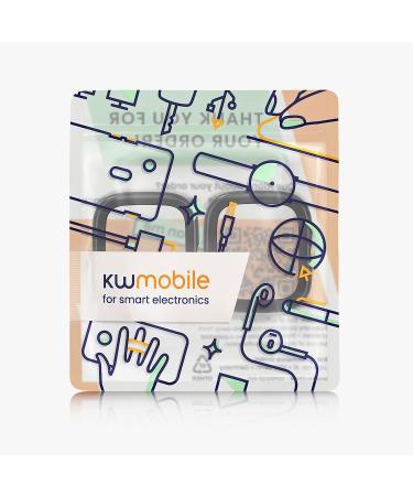 kwmobile Cover Set for Huami Amazfit GTS 2 Mini - Tempered Glass and Plastic Frame - Black (2 Pack) - Buy Online on SooperMarket.com