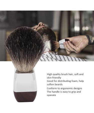Professional Men's Shaving Brush - Portable Stainless Steel Handle for Home & Salon Use | Best Travel Razor Brush - Buy Online on SooperMarket.com