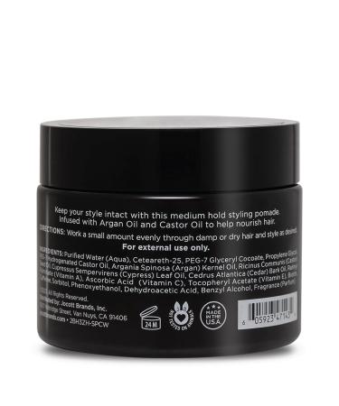 Argan Magic Medium Hold Pomade | Argan Oil Hair Styling Texture & Definition | Paraben Free Cruelty Free Made in USA (8 Oz - Buy Online on SooperMarket.com