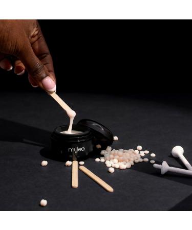 Mylee Let s Face It Wax Kit Professional Facial Waxing Kit with Black Mini Heater 50g Precision Face Wax Beads (Peach & Chamomile) Wooden Waxing Spatulas Ear & Nose Wax Applicators & USB Cable - Buy Online on SooperMarket.com