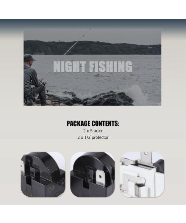 Exogio 10-Piece LED Fishing Bait Set | Underwater Bass & Halibut Flasher Lights for Deep Drops - Buy Online on SooperMarket.com
