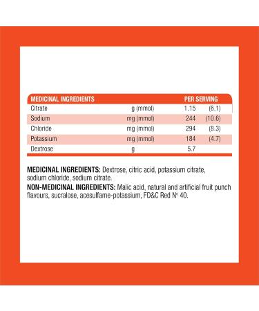 Pedialyte Electrolyte Powder Sticks Oral Rehydration Solution Fruit Punch 8 x 8.5 g Electrolyte Powder Packets Drink Flavored Fruit Punch 8 Count (Pack of 1) - Buy Online on SooperMarket.com