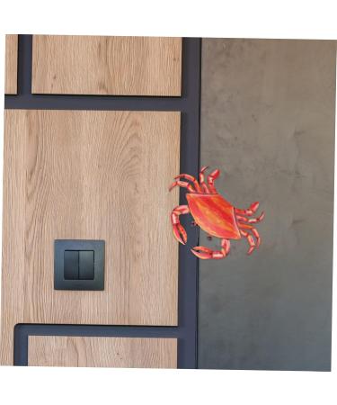 Cabilock 1pc Wall Decoration Pendant Outdoor Wall Art Wall Sticker Decor Decoration for Home Red Wrought Iron - Buy Online on SooperMarket.com