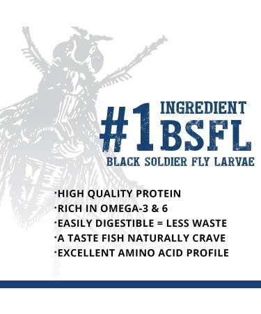 Fluval Bug Bits Fish Feed - Insect Larvae Granules for Tropical Fish (1.7kg) | Slow-Falling Granules 1.4-1.6mm - International Shipping Available - Buy Online on SooperMarket.com