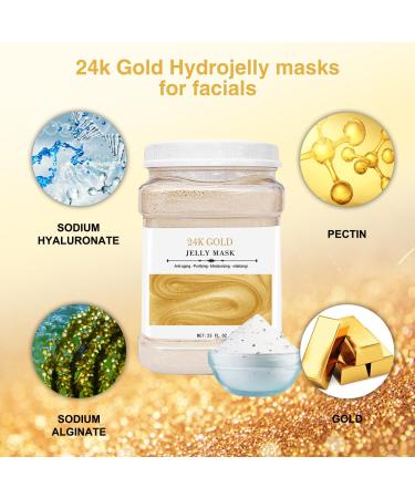 Buy Professional Rose Jelly Masks for Facials | Bulk Jelly Mask Powder for Natural Skin Care - GOLD - Buy Online on SooperMarket.com