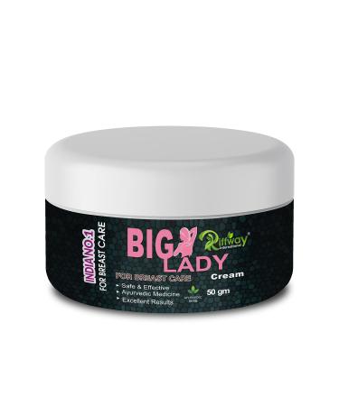 Riffway Big Lady Natural Herbal Breast Cream For Uplifts Women Bust Muscles uneven Body Toner (50GM-Cream)
