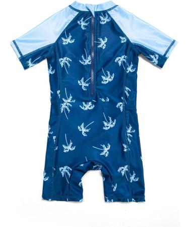BONVERANO Baby Boy All-in-one Sunsuit/Swimsuit | UPF 50+ Sun Protection | Coconut Tree Design | 12-18 Months - Buy Online on SooperMarket.com