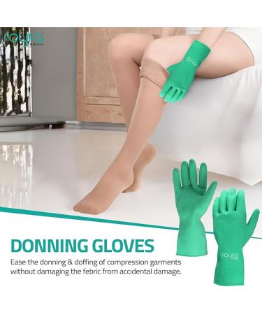 Donning Gloves for Compression Stockings - 1 Pack  Large. - Buy Online on SooperMarket.com