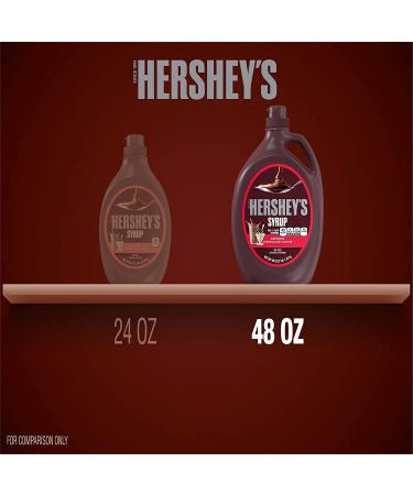 HERSHEY'S Genuine Chocolate Syrup - Halloween Edition - 48 oz Bulk Bottle - Buy Online on SooperMarket.com