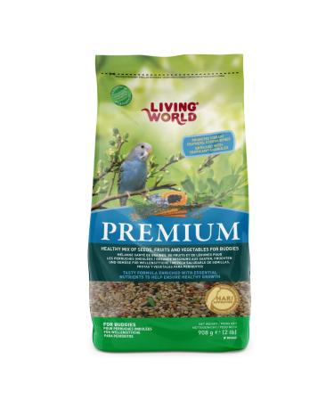 Living World Premium Mix For Budgies 908 g (2 lb) 908 g (Pack of 1) Budgie