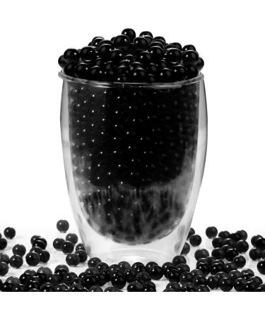 EBOOT 20000 Packs Floral Water Pearls Gel Soil Water Crystal Beads Jelly Water Pearl Vase Filler (Black)