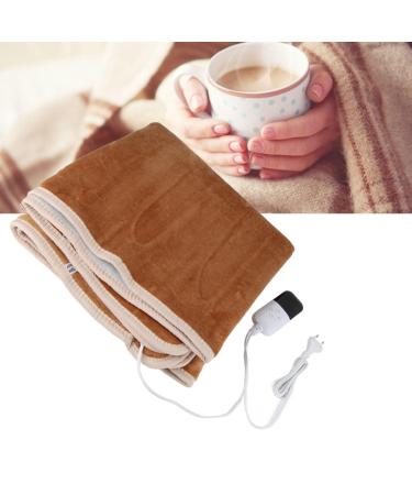 Electric Heating Blanket Made of Soft Flannel Fast Heating Automatic Shut-Off for the EU Plug 220 V (EU Plug 220V)