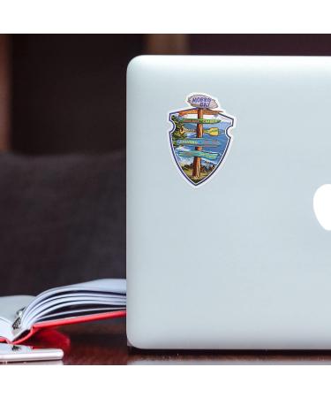Die Cut Sticker Morro Bay  California  Destination Signpost  Contour Vinyl Sticker 1 to 3 inches (Waterproof Decal for Cars  Water Bottles  Laptops  Coolers)  Small Small Sticker - Buy Online on SooperMarket.com