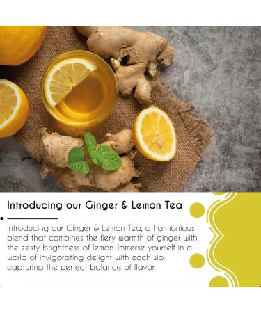 Thames Tea Tubebox - Premium Flavoured Loose Leaf Fruit & Herbal Tea for a Luxury British Experience: Ginger & Lemon Tea - Buy Online on SooperMarket.com